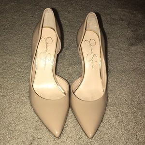 Size 7 Nude Jessica Simpson Pumps